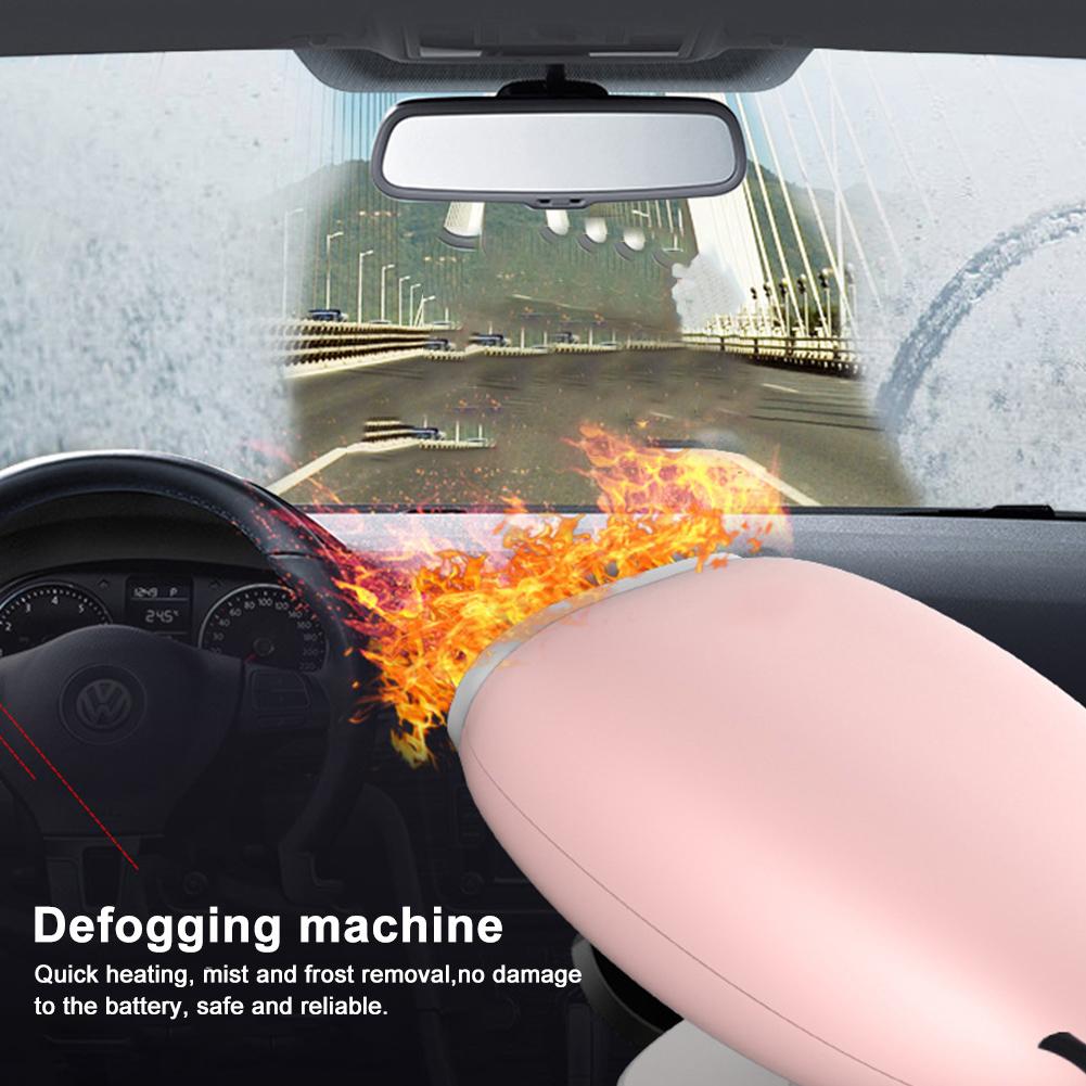 Car Heater Universal 12V Interior Heating Fan Window Mist Remover 12V