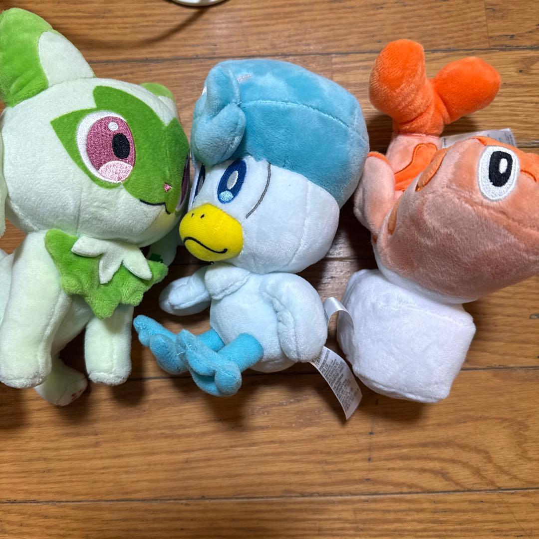 Pokemon Center stuffed animal set of 3