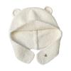 Bear Ear Knitted Hat Winter Cold Cap Windproof Warm Hat Lovely Birthday Gift Animal Earflap Hat for Outdoor Hiking Women Girls
