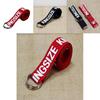 Fashionable Letter Printed Double Buckle Design Women Canvas Belt For Casual Fashion