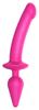 Plug Dildo Switch Strap-On-Me S 13 x 2.8cm Rose - strap on me - Soldes 2015
