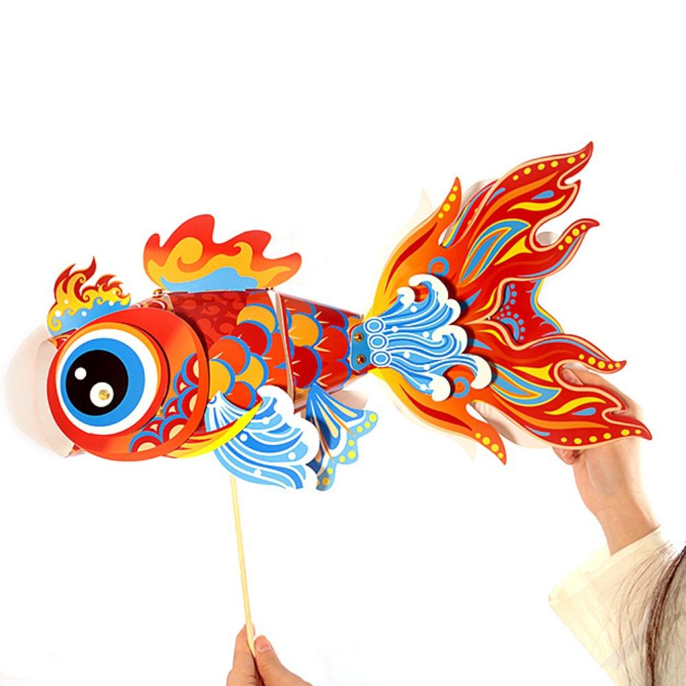 Dance Dragon DIY Chinese Loong Lantern Flying Mid-Autumn Festival Koi Lantern  Spring Festival