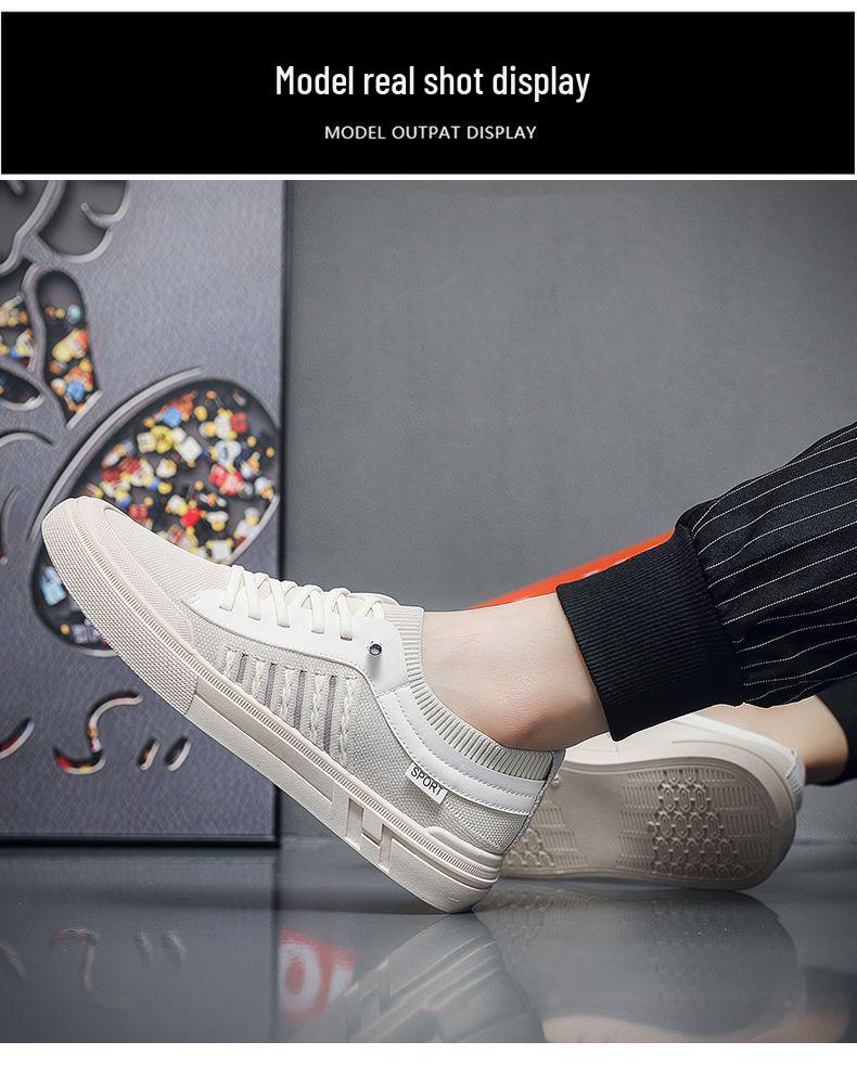 Men's Trendy Breathable Mesh Casual Shoes with Soft Sole