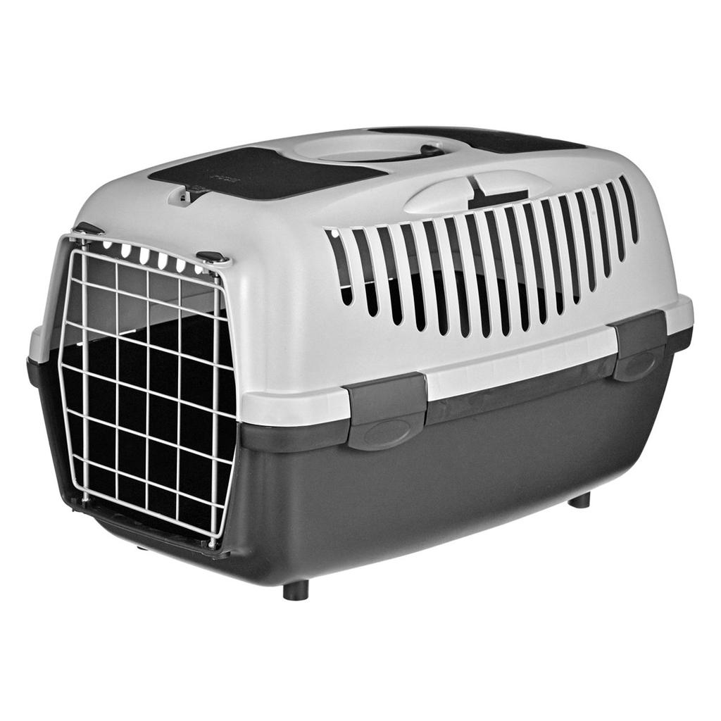 ZOLUX Gulliver 2 gray - carrier with metal door for small animals - 55x36x35cm