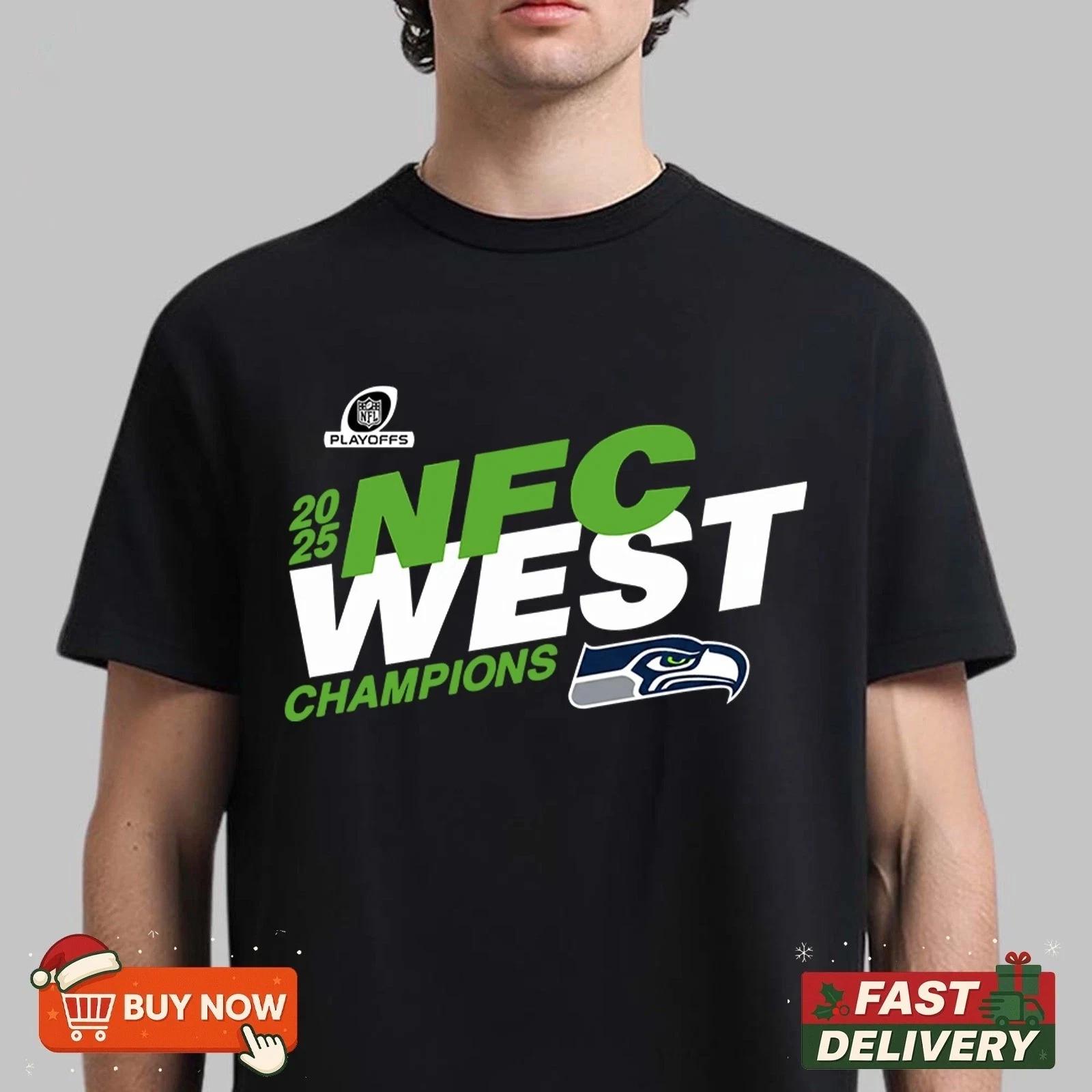 Seattle Seahawk NFC West Champions TShirt S-5XL S