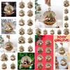 Cute Cartoon Acrylic Car Hanging Decoration For Christmas Tree Shell Sleeping Dog