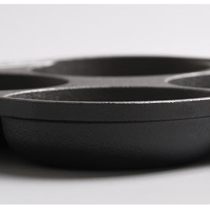 Wutuo Gusseisen 4-Loch Eierbratpfanne