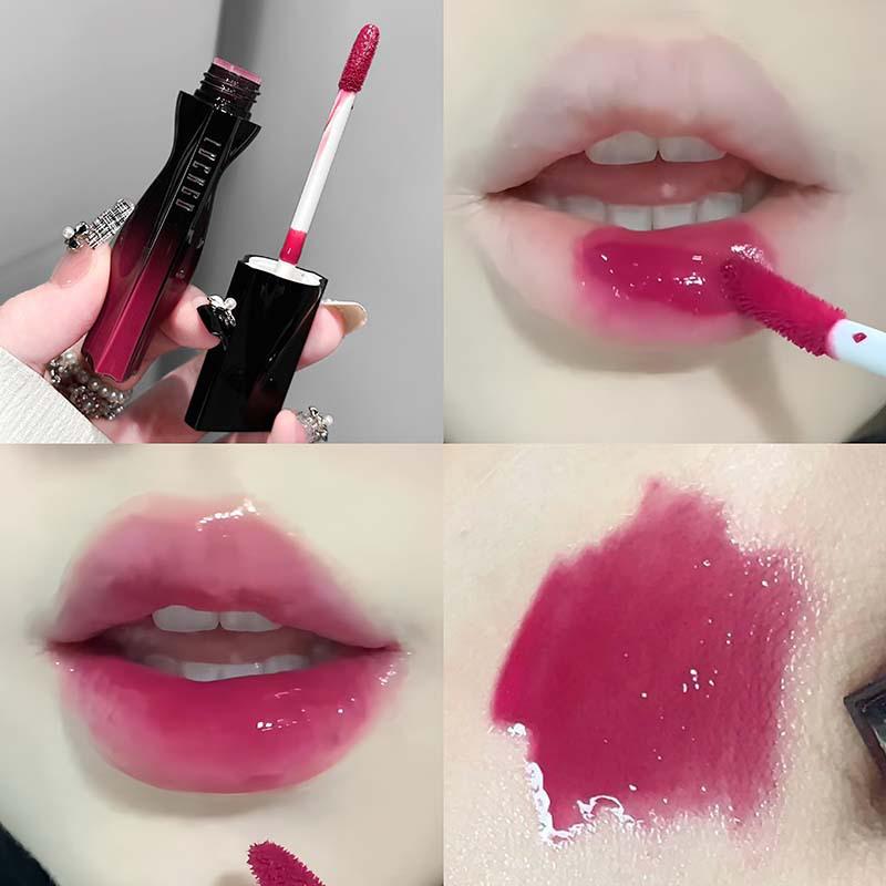 LUCKGO Interstellar Mirror Lip Glaze: Whiten & Gloss for Parties - Ideal for Students.