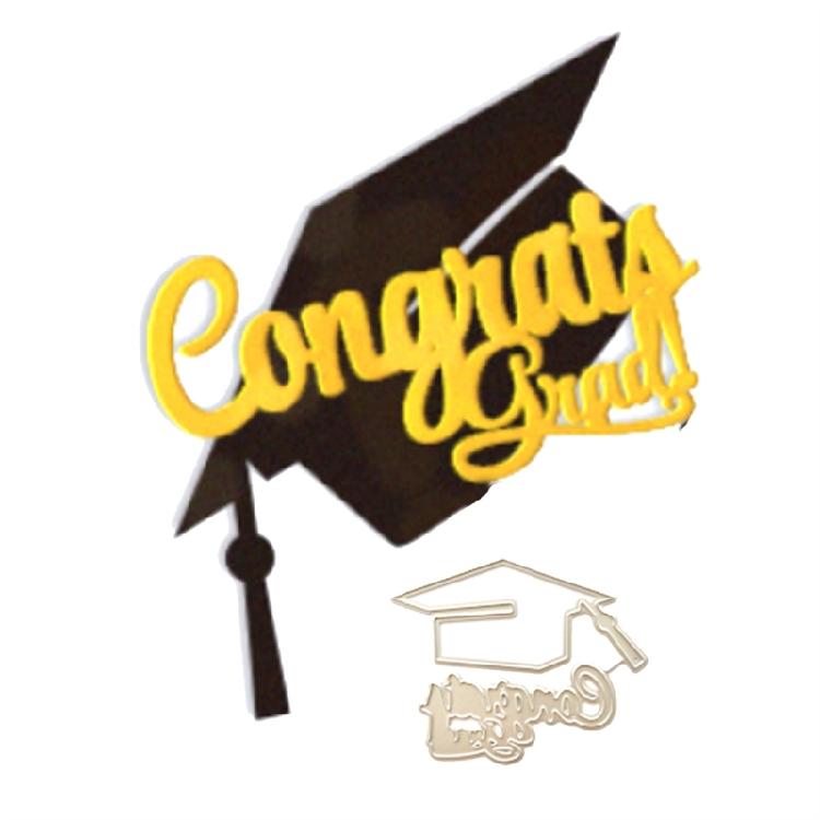 Graduation Metal Cutting Dies Scrapbooking Card Embossing DIY Photo Template