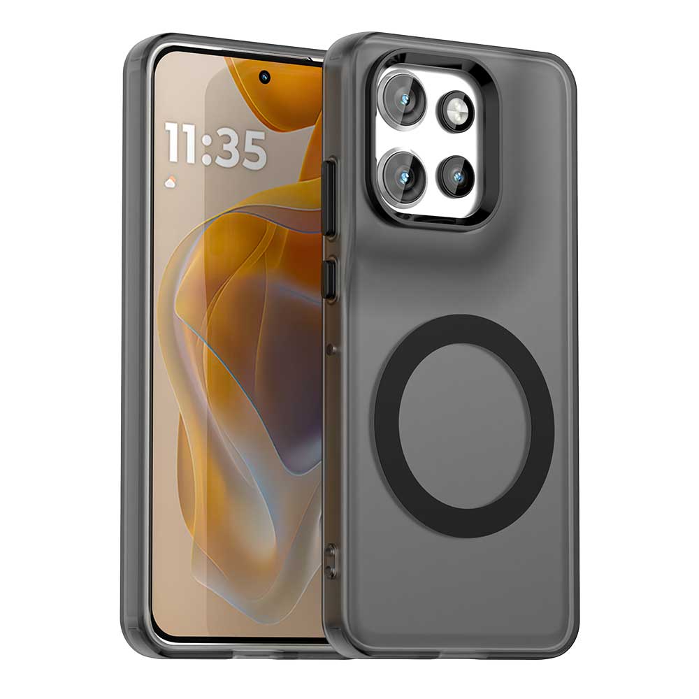 For Motorola Moto Edge 50 Neo 5G Case Shockproof Magnetic Wirelesss Charge Cover For Moto Edge50 Neo Edge50Neo Candy Color Cases