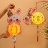 Luminous Rabbit Lantern Hanging Handheld Luminous Lantern Mid-Autumn Festival Lantern  Kids