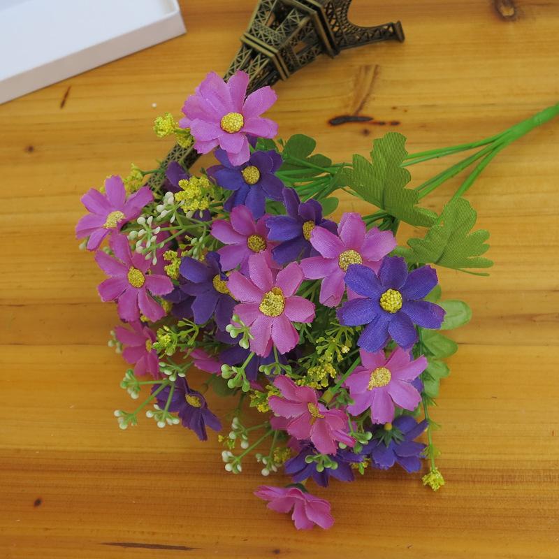 Chrysanthemum Artificial Flowers 28 Heads Daisy Bouquet Party Decor Home