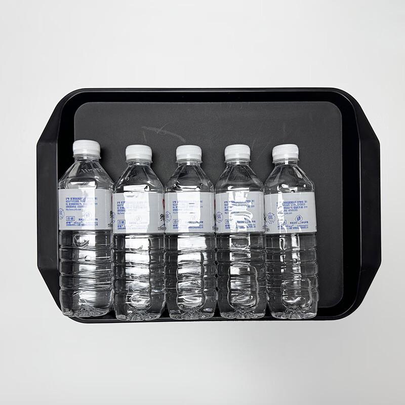 LIJIA FITMENT White Rectangular Non-slip Plastic Serving Tray