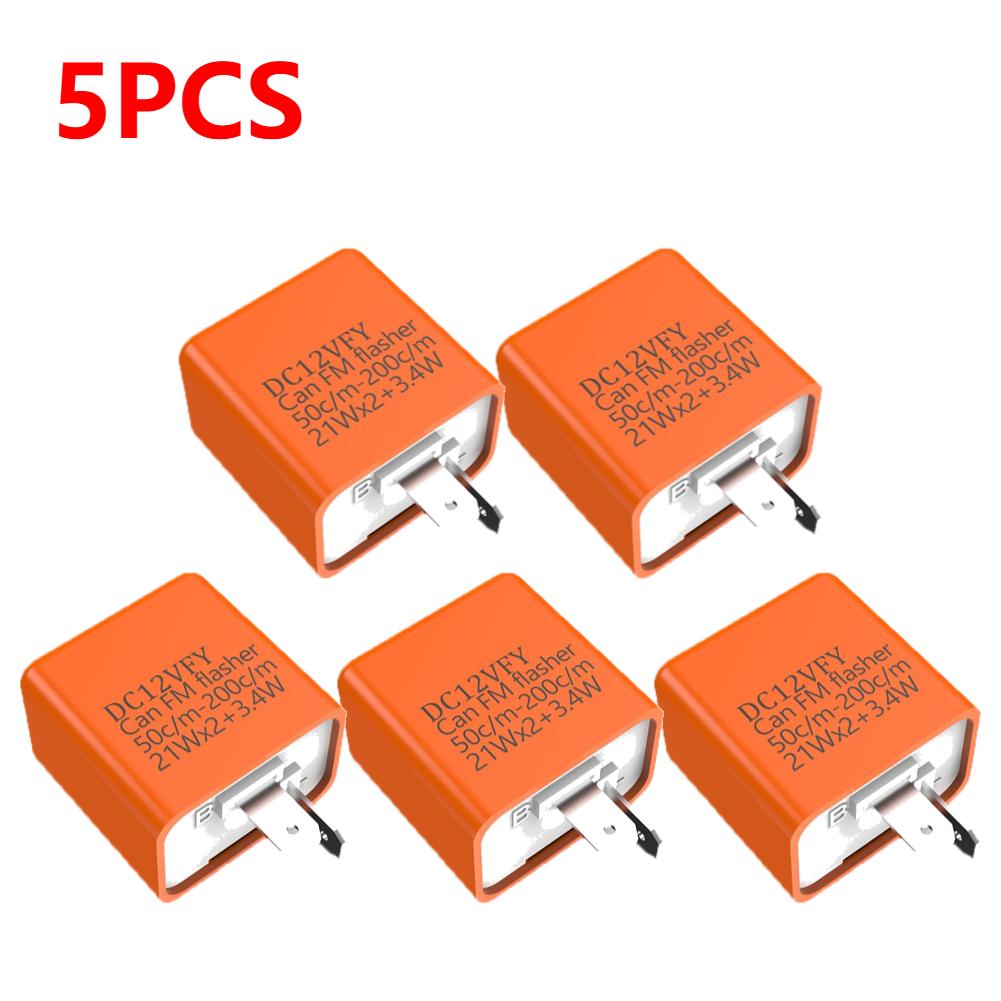 20-1pcs Fix Motorcycle Flasher High Power DV 12V Relay Adjustable Motorbike Flasher Multiple Protection LED Turn Indicator