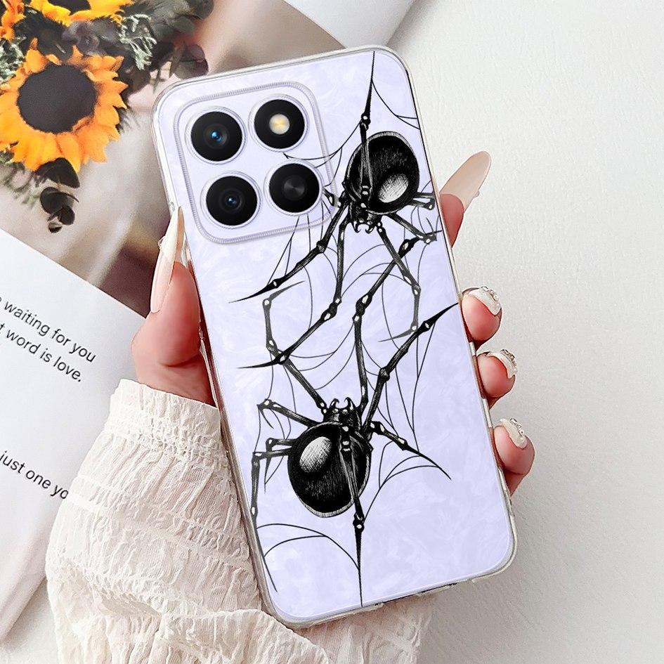 For Honor X8c 2025 Case Popular Flower Butterfly Soft Silicone Back Protective Cover For HonorX8c ABR-LX1 ABR-LX2 ABR-LX3 Hoesje Honor X8c