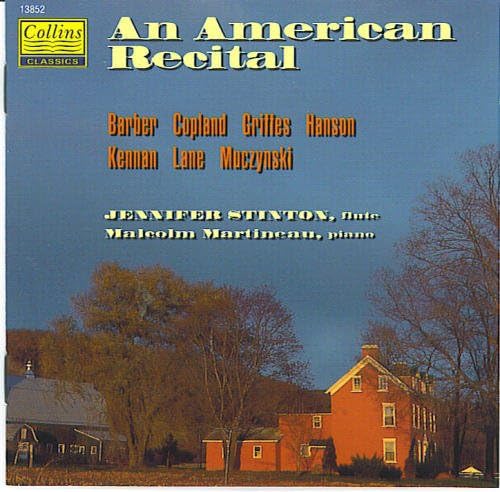 

CD JENNIFER STINTON An American Recital 13852 Collins UK Classical Used