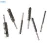 1/6PCS Drill Bore Cleaning Brush 1/4 " Hexagonal Handle Stainless Steel Wire Brush For Anti-rust Cleaning Of Pipe Ports 8-19mm