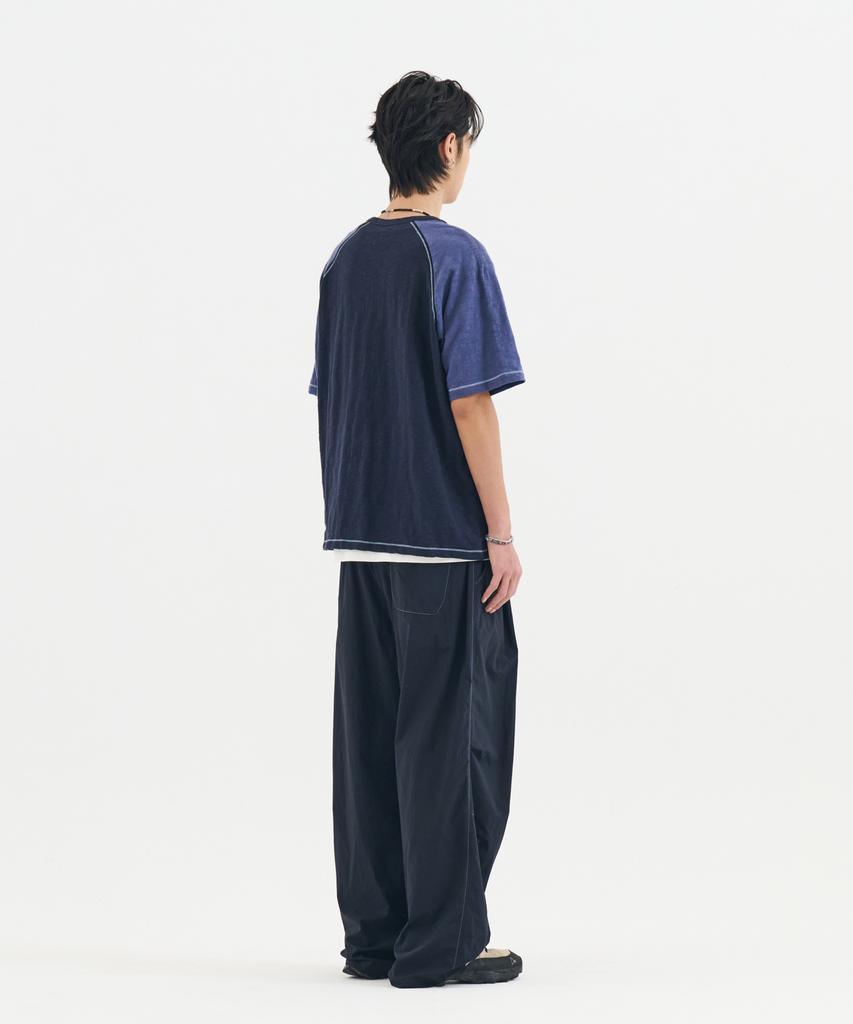 Nontaib Archive Runrun Graphic Raglan Tee (Navy)