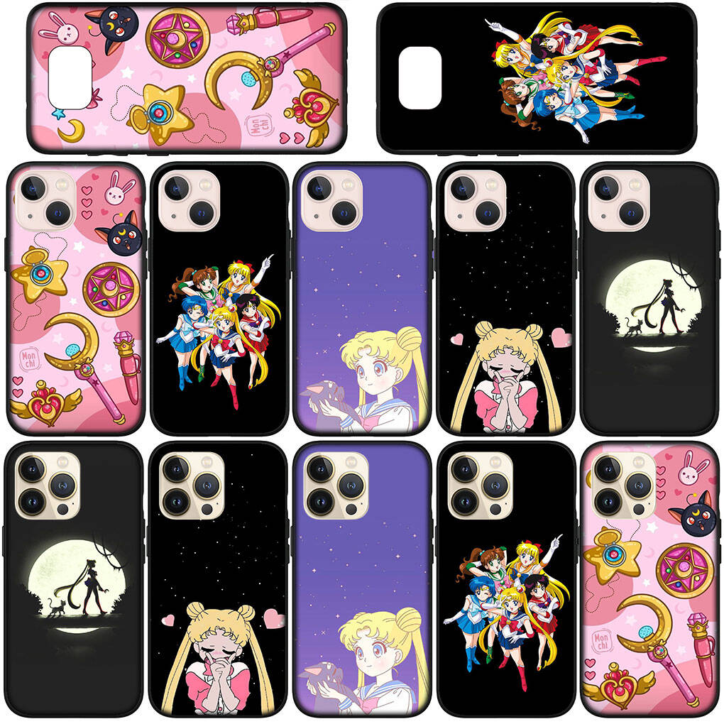 Phone Case for iPhone 17 16 15 Xiaomi Poco F8 F7 X7 X6 M8 C85 C75 C71 Redmi Note 14 13 12 11 Pro Max A3 A4 14C 13C 15C Comics Sailor Moon Girl Cover