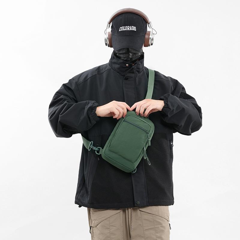 Women's Shoulder Bag Men's Water-repellent Mobile Phone Chest Bag Outdoor Sports Crossbody Bag Waist Bag