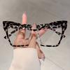 Vintage Leopard Trends Frames Women Fashion Brand Decor Eyeglasses Popular Oversize Po Multi Color Ladies Eyewear