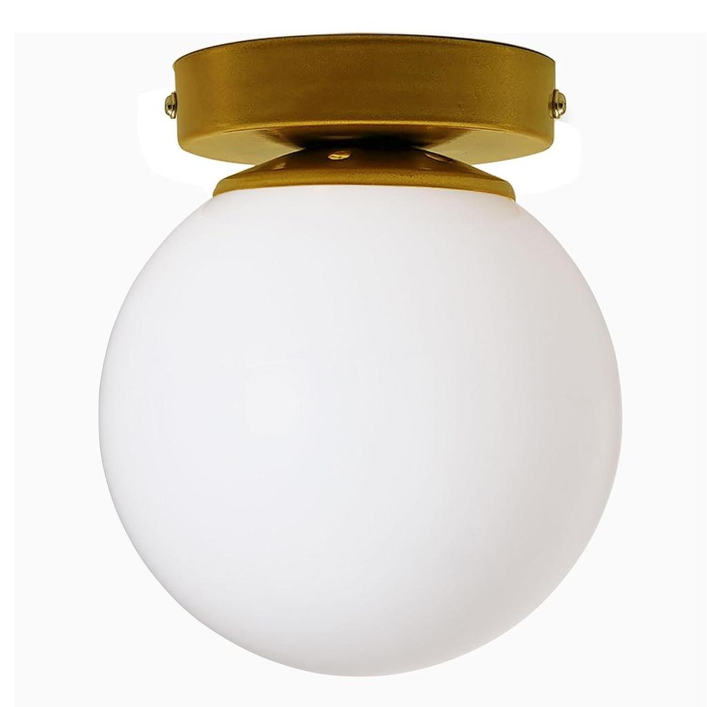 Metall Doppelring Kristall Aufbau Deckenleuchte, für Flurleuchte Deckenaufbau (6" Weiß)