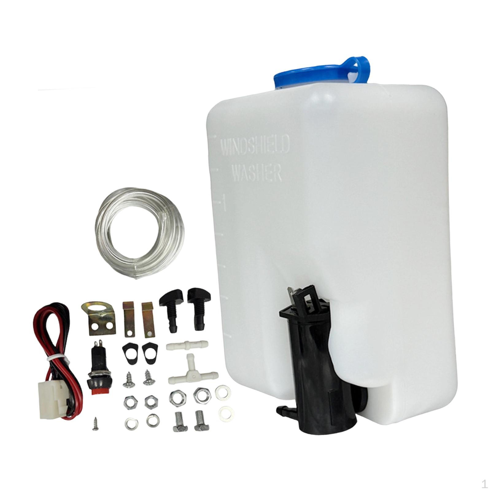 

Car Windshield Washer Pump Tool Sturdy Easy Installation for Truck Trailer Supplies Repair Parts 12V