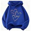 Hoodies Leopard Print with Love Heart Design Children's Sweatshirt Cute Hoody for Boys Girls Autumn Spring Casual Clothes
