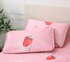 Washable Ice Silk Cool Pillowcase 48x74cm - Breathable, Sweat-Absorbent Summer Rattan Mat for Students