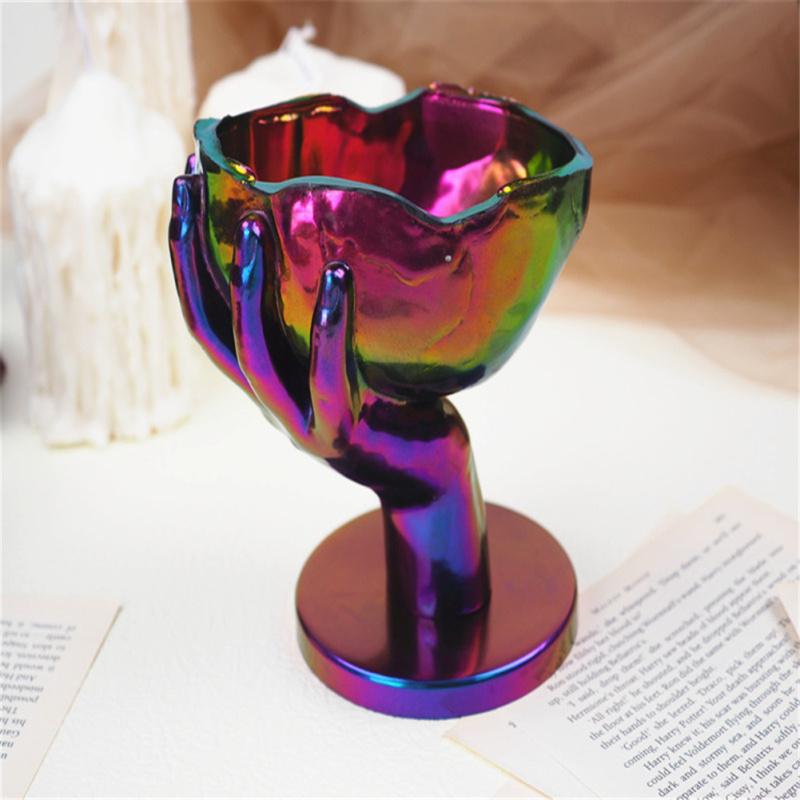 Horký! DIY Ruční Držák Lebky Silikonová Forma Květináč Stolní Úložný Box na Šperky Formy na Epoxidovou Pryskyřici