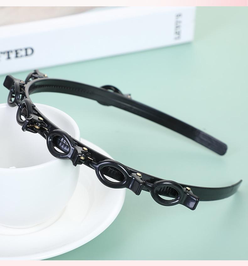 

Многослойная полая плетеная женская челка повязка на голову парикмахерские утюжки аксессуары заколка для волос