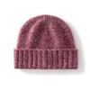 Autumn and Winter New Cashmere Cold Hat Thick Strip Men's and Women's Knitted Flanged Beanie Soft Warm Ski Hat
