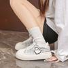 Big head niche original shell ghost board shoes 2025 new casual ugly cute bread big head shoes little white shoes thick sole