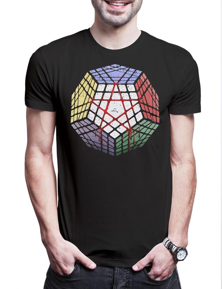 

Megaminx Pentacle Herren T-Shirt Cube Zauberwürfel 80s Magic Speed Cubing Cuber 2XL
