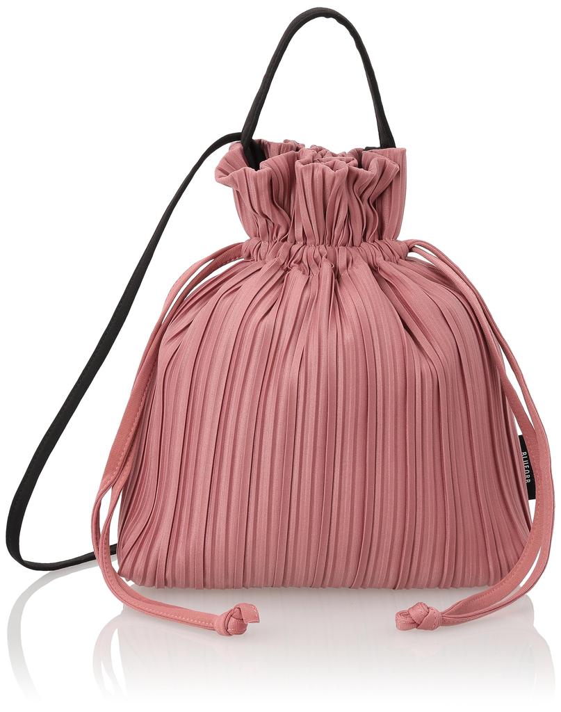 Ca00107 Pleated Drawstring Indie Pink [ARROWS&Company Ltd.] 2-way Bag/3003