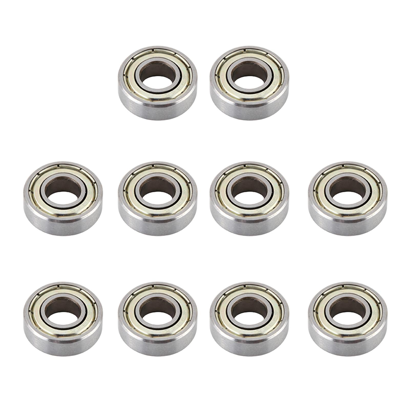 

10 Pcs Heat resistant Durable Multi Use Bearing Steel Miniature 698ZZ Ball Bearings(8x19x6mm)