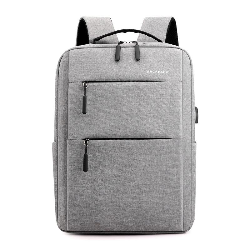 Casual business computer backpack New large-capacity men's travel backpack Printed LOGO schoolbag