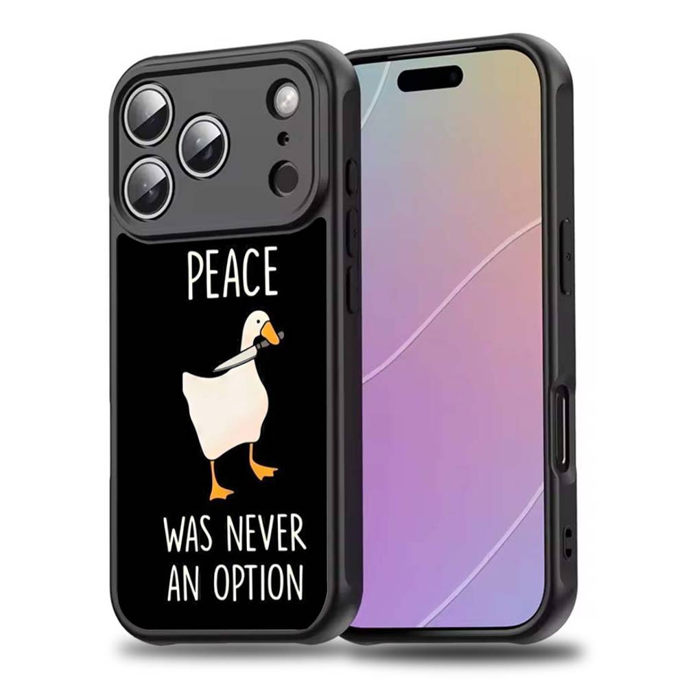 Funny D-Duck Cartoon Phone Case For iPhone 17,16,15,14,13,12,11,Pro,Max,Plus,Mini,SE4,E For Magsafe Wireless