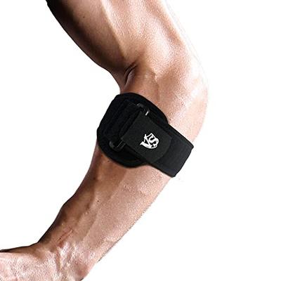 VITAL SALVEO Compression Elbow Support, Adjustable Size, One Size Fits All, with GEL Pads, Unisex, CJ-7102, 1 Piece (Single Elbow Support)