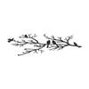 For Bedroom For Kitchen Home Wall Hanging Metal Bird Decoration 40x19.85cm 15.75x7.81 Inches Eye-catching Size