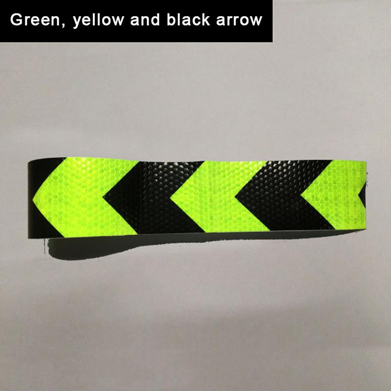 Car Body Reflective Sticker, Adhesive Safety Tape with Twill Dual Color Design