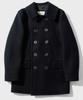 Vdr Virgin Wool Navy Original Coat [Black Night]