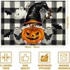 Halloween Table Mat Bat Ghost Gothic Pumpkin Placemat 4PCS Heat-resistant Non-slip Halloween Decor 45x30cm Farmhouse Insulation