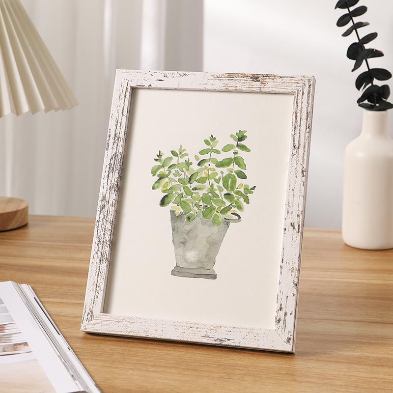 DIY Wooden Picture Frame, Creative Tabletop & Wall Display for Photos (5-10 Inch, A4)