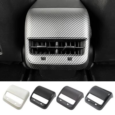 Copertura Uscita Aria Posteriore Per Tesla Model 3/Y 2017-2024 Interno Copertura Uscita Aria Posteriore Copertura Bocchetta di Scarico Posteriore Accessori Auto
