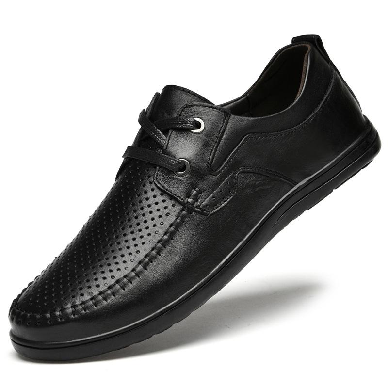 

Дышащие кожаные туфли с перфорацией мужские с ручной царапиной нарядные деловые мужские туфли повседневные на каждый день туфли для папы мужские туфли 39