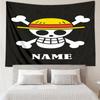 Custom Name One Piece Print Tapestry, Backdrop, Easy Setup, Ideal for Bedroom, Office & Living Room, with Aesthetic Wall Hanging Decor.