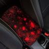 Dreaweet Stylish Spider Web Printed Black Car Center Console Armrest Cushion Cover Pad Soft Car Armrest Seat Box Cover Protector Auto Car Interior