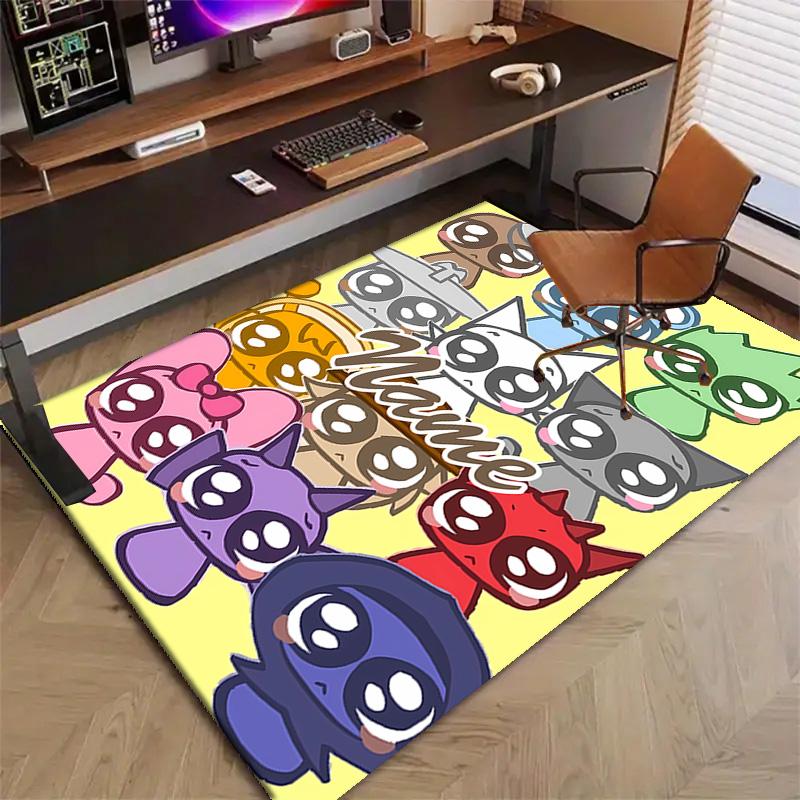 Custom SPRUNKI Mat Personalized Name, Polyester Washable Indoor Entryway Rug, Gift for Christmas, Easter, Thanksgiving Day