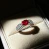 Fashion Jewelry Cultivated Sapphire Ring High Texture Group Set Design Coconut Egg Emerald Ring